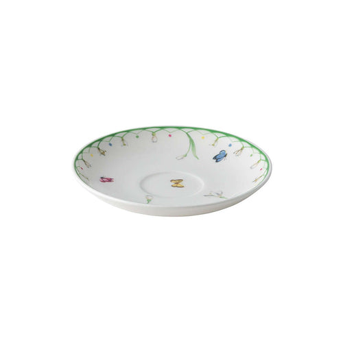 11.7 cm - Villeroy & Boch Colorful Spring Piattino Tazzina Caffè In Porcellana Premium - Set 6 Pz