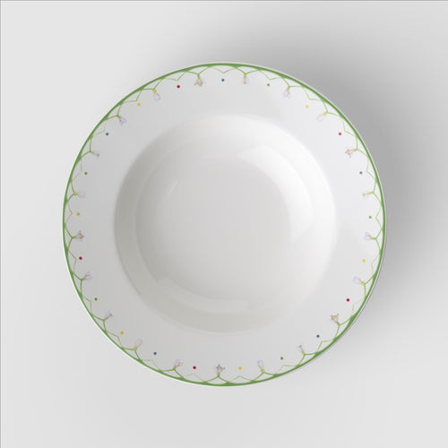 37 cl - Villeroy & Boch Colorful Spring Poiatto Fondo In Porcellana Premium - Set 6 Pz