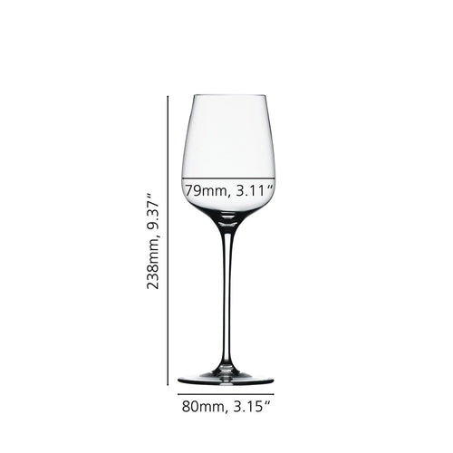37.8 cl - Spiegelau Willsberger Anniversary Calice Vino Bianco In Vetro Cristallino - Set 4 Pz