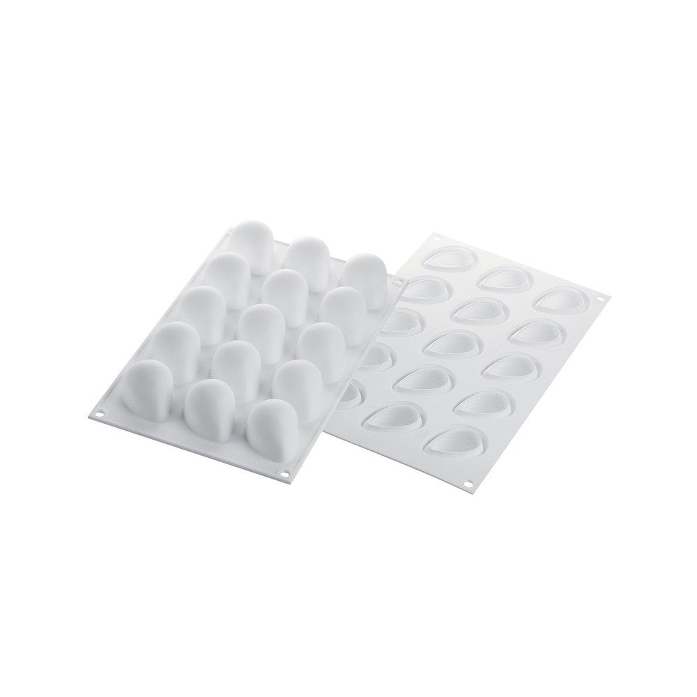 15 Forme - Silikomart Fragola 30 Stampo Dolci Frutta Realistica In Silicone Cutter Incluso