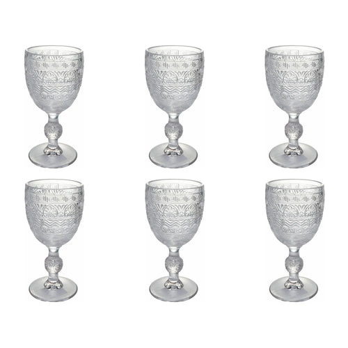 23 5 Cl Villa D Este Mexico Calice Acqua In Vetro Set 6 Pezzi