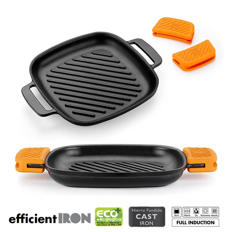 Efficiënte vierkante gietijzeren plaat