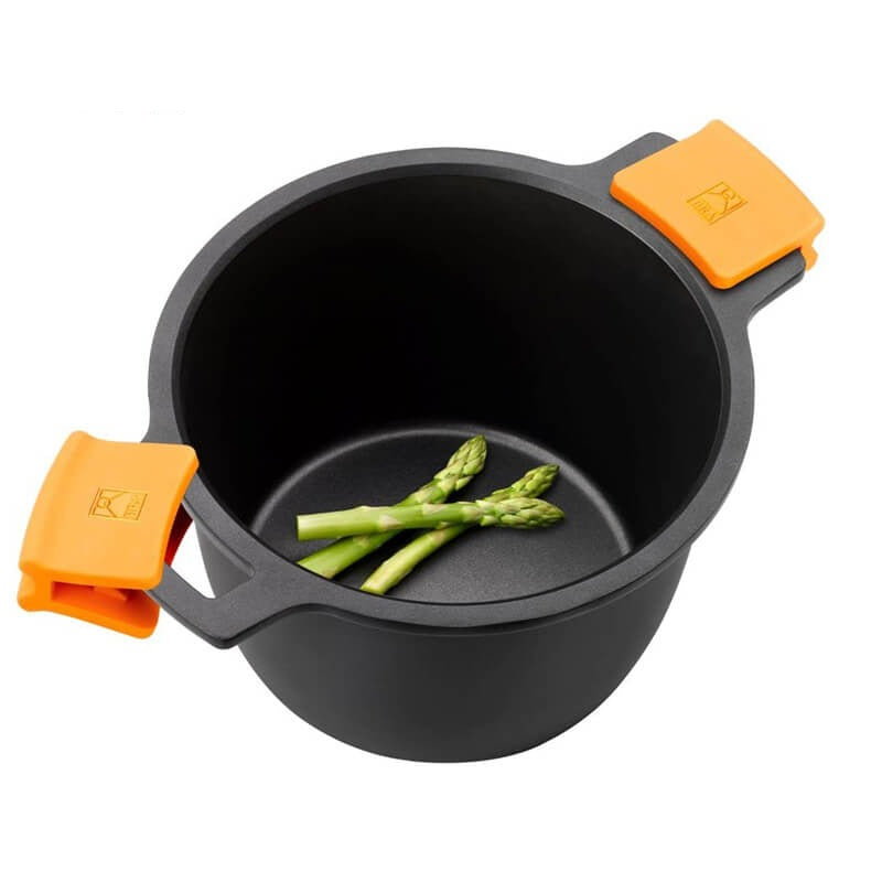 Efficient Cast Aluminum Pot with Lid