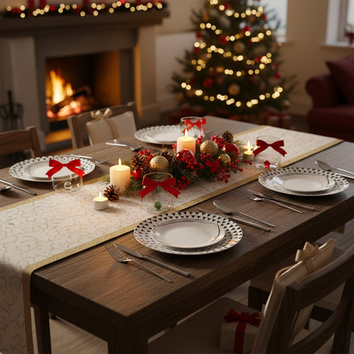 Couverts Salvinelli + Service de Table Tognana + Verres Zafferano