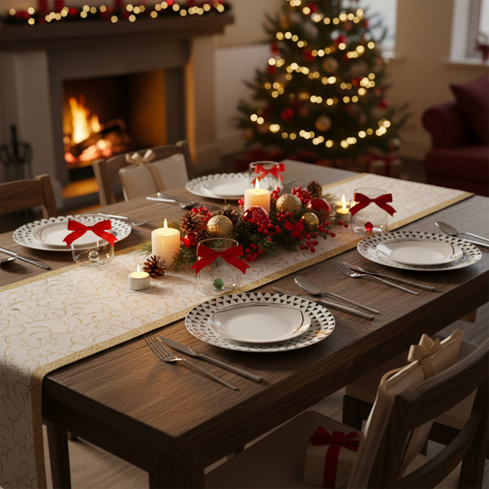 Salvinelli Cutlery Set + Tognana Dinnerware + Zafferano Glasses