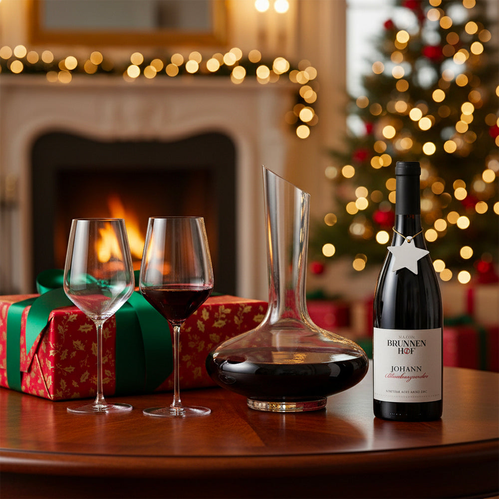 Verre à Vin Starlight + Johann Blauburgunder Tenuta Brunnenhof + Carafe Atelier