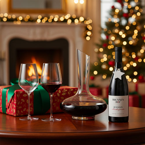 Verre à Vin Starlight + Johann Blauburgunder Tenuta Brunnenhof + Carafe Atelier