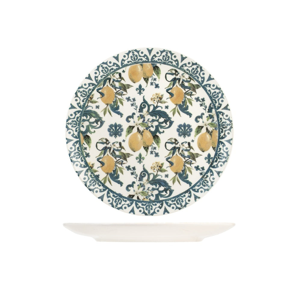 H&H Coupe Sicily Servizio Piatti In Stoneware - Set 18 Pz