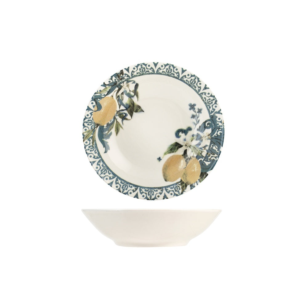 H&H Coupe Sicily Servizio Piatti In Stoneware - Set 18 Pz