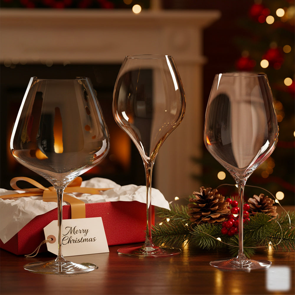 Set de Verres de Dégustation + Verres à Vin Rouge + Flûtes en Verre