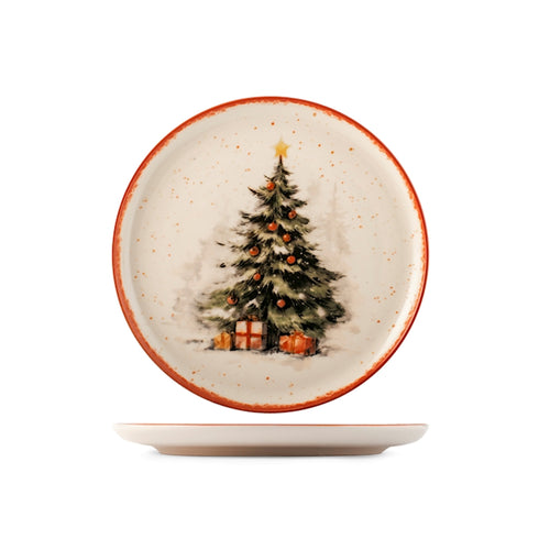 H&H Nordic Santa Express Servizio Piatti In Stoneware Set 18 Pz