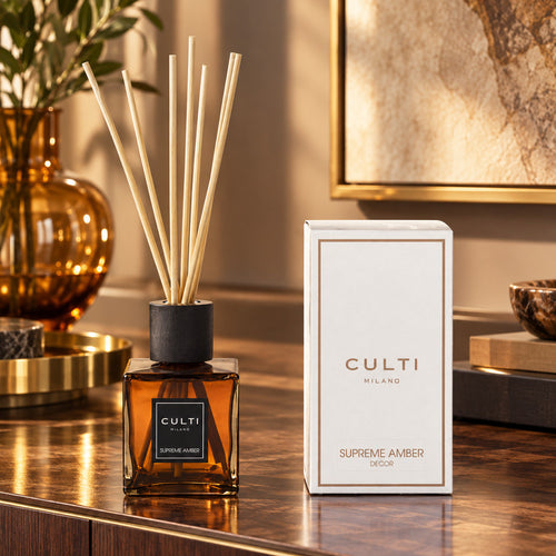 Culti Milano Supreme Amber Stile Decor Diffuseur D'Ambiance Avec Bâtonnets