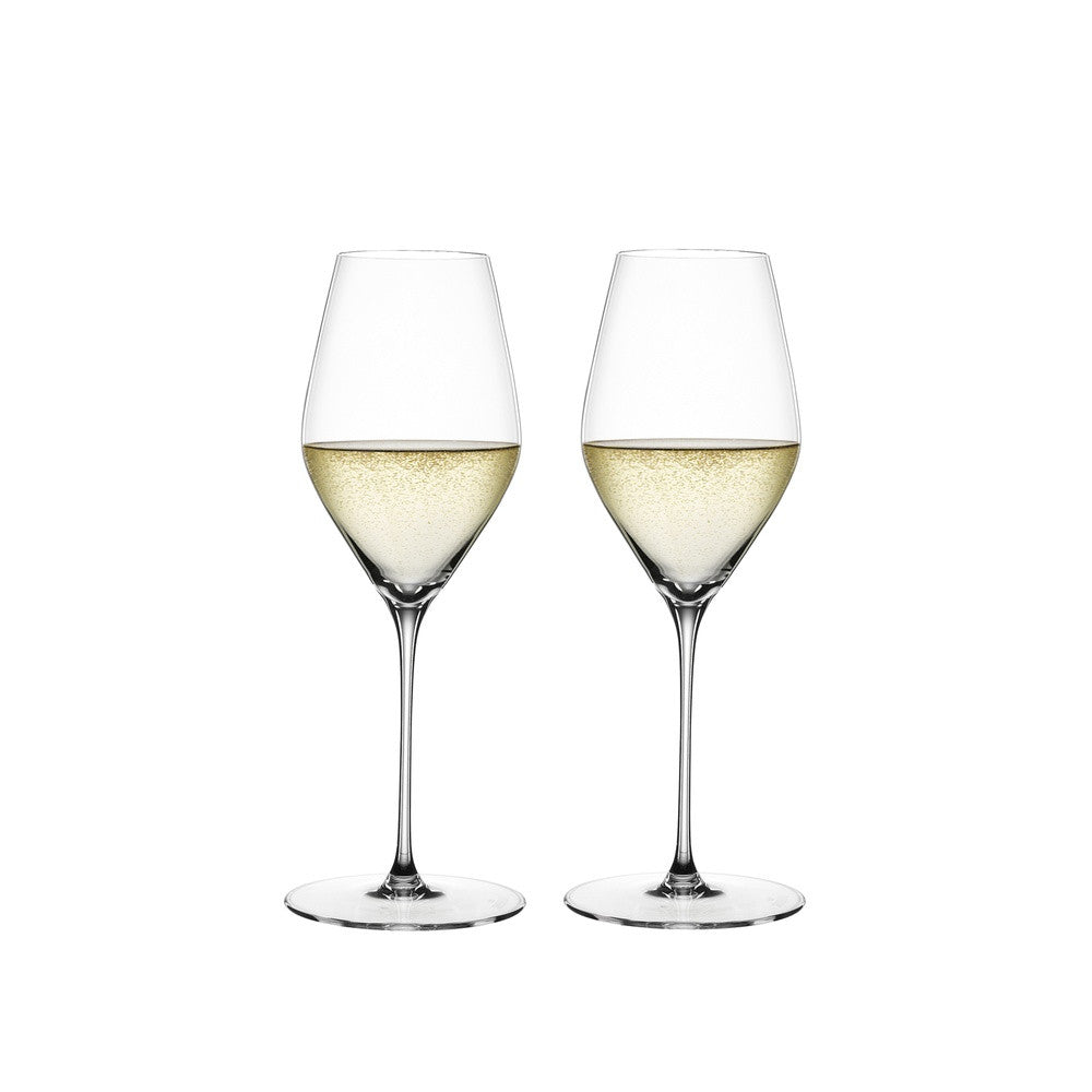 34.7 cl - Spiegelau Hi-Lite Calice Flute Champagne In Vetro Cristallino - Set 2 Pz