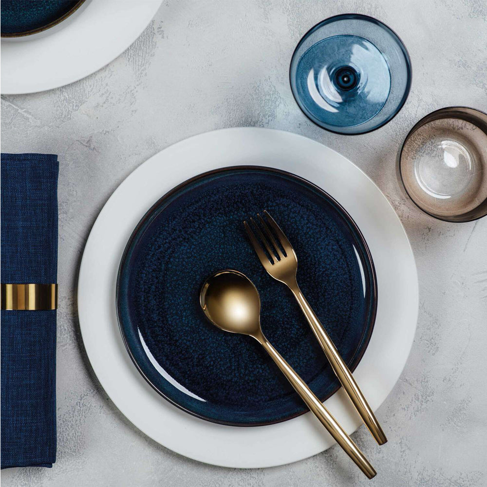 Villeroy & Boch Crafted Denim Servizio Colazione In Porcellana Set 6 Pz