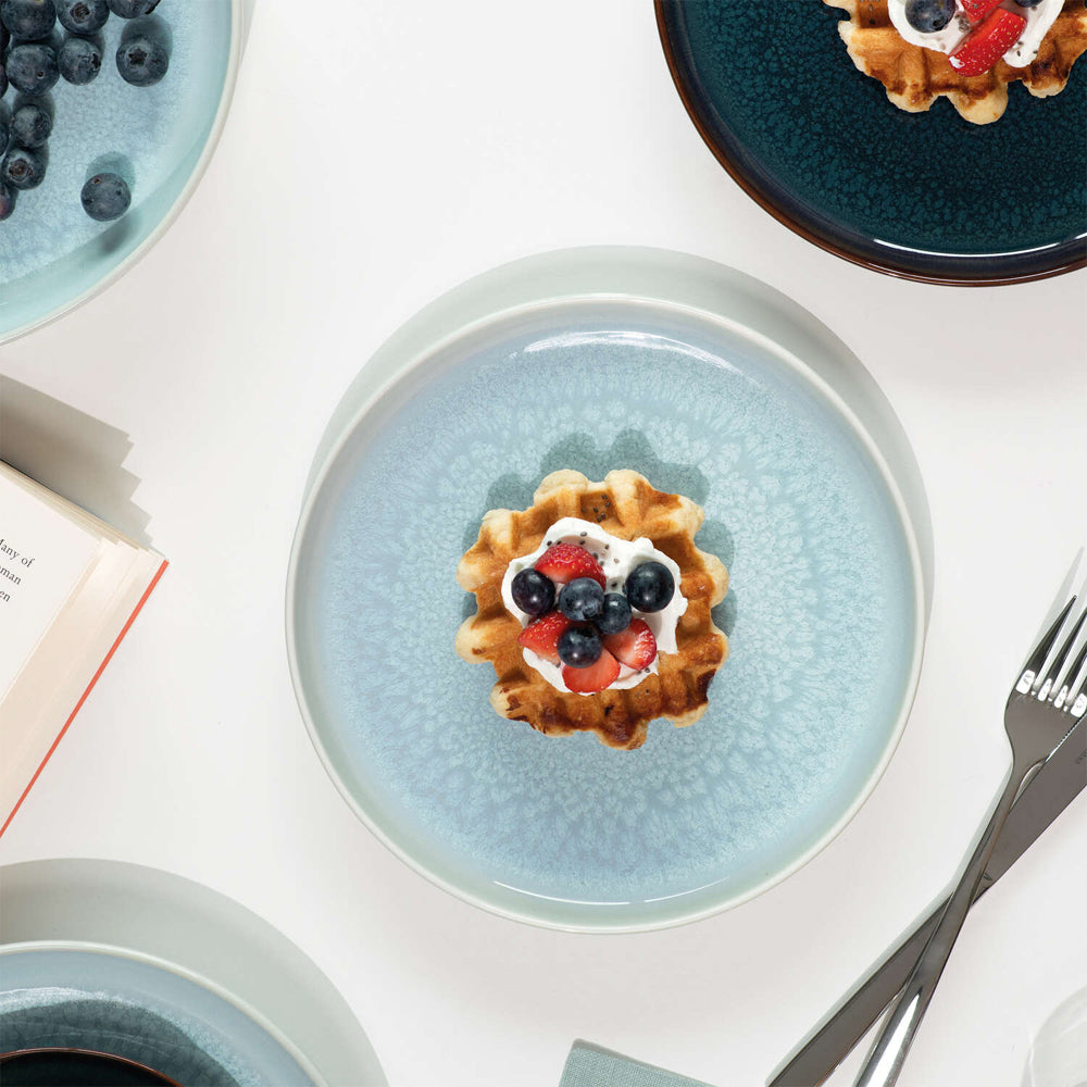 Villeroy & Boch Crafted Blueberry Servizio Colazione In Porcellana Set 6 Pz