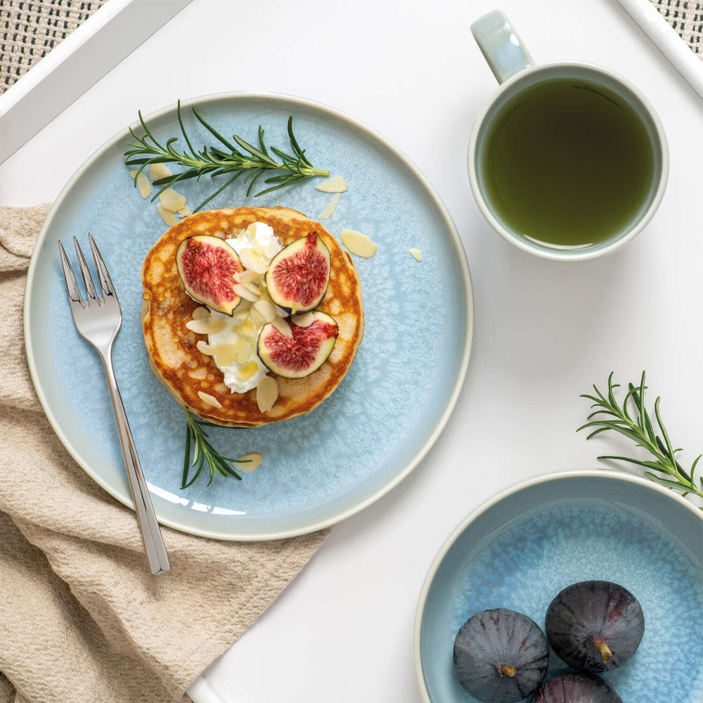 Villeroy & Boch Crafted Blueberry Servizio Colazione In Porcellana Set 6 Pz