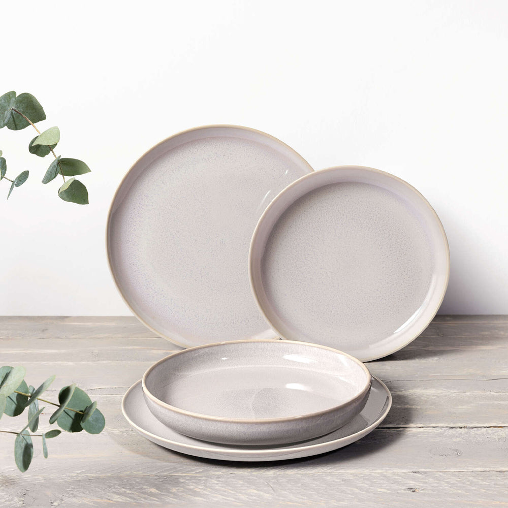 Villeroy & Boch Crafted Cotton Servizio Tavola In Porcellana Set 4 Pz