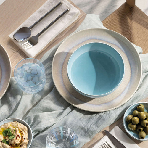 55 cl - Villeroy & Boch Perlemor Aqua Ciotola Cereali In Porcellana Premium - Set 4 Pz