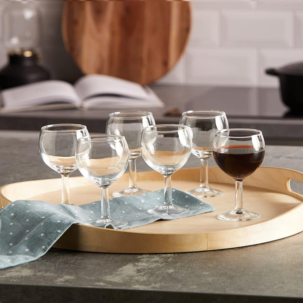 19 cl - Ballon Calice Vino Multiuso In Vetro - Set 12 Pz
