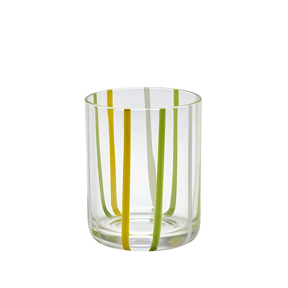 37.5 cl - Stick Bicchiere Acqua In Vetro Soffiato A Bocca Set 6 Pz