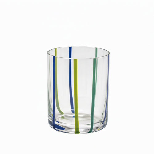 37.5 cl - Stick Bicchiere Acqua In Vetro Soffiato A Bocca Set 6 Pz