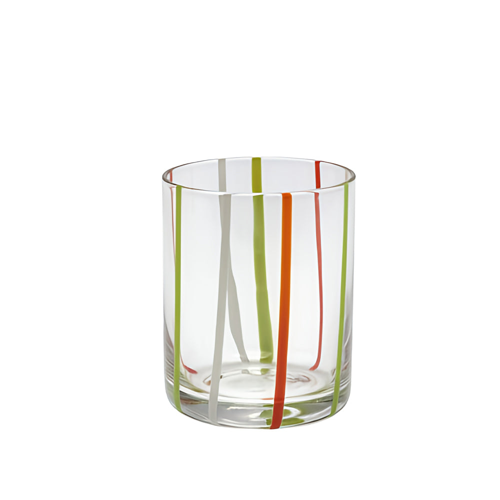 37.5 cl - Stick Bicchiere Acqua In Vetro Soffiato A Bocca Set 6 Pz