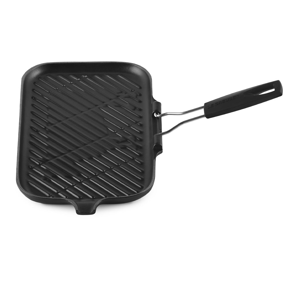 36x36 cm - Le Creuset Grill Bistecchiera Rettangolare In Ghisa