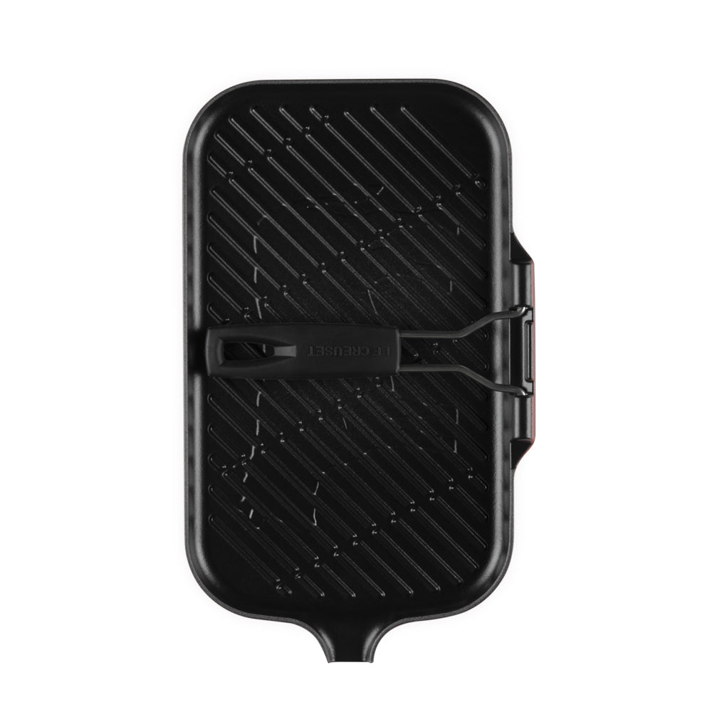 36x36 cm - Le Creuset Grill Bistecchiera Rettangolare In Ghisa