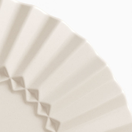 33.2 cm - Essentia Magnesium Stripes Piatto Presentazione In Porcellana Set 2 Pz