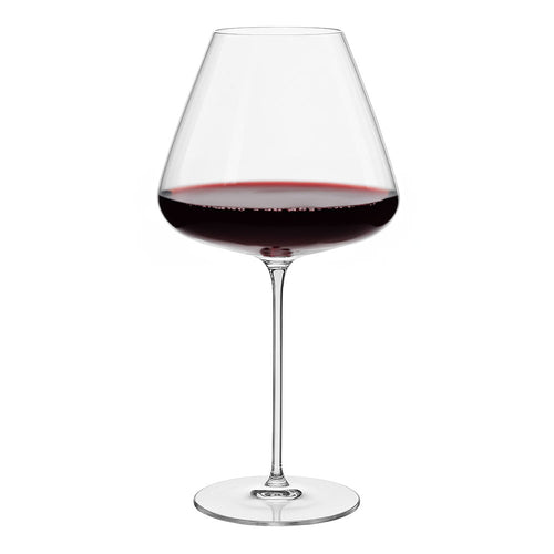 98 cl - Essentia Plume Calice Vino Rosso Gran Rosso In Vetro Set 2 Pz