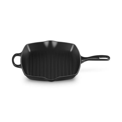 26 cm - Le Creuset Evolution Skillet Bistecchiera Quadrata In Ghisa Vetrificata