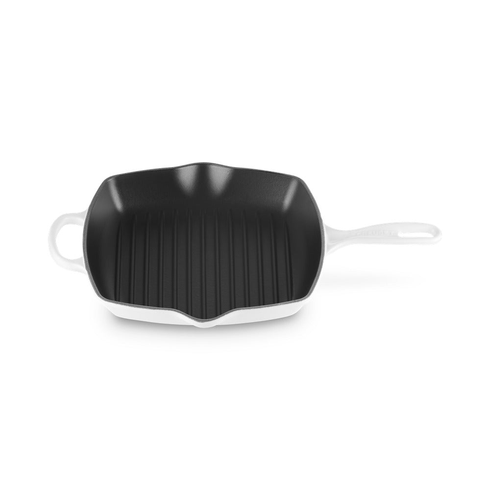 26 cm - Le Creuset Evolution Skillet Bistecchiera Quadrata In Ghisa Vetrificata