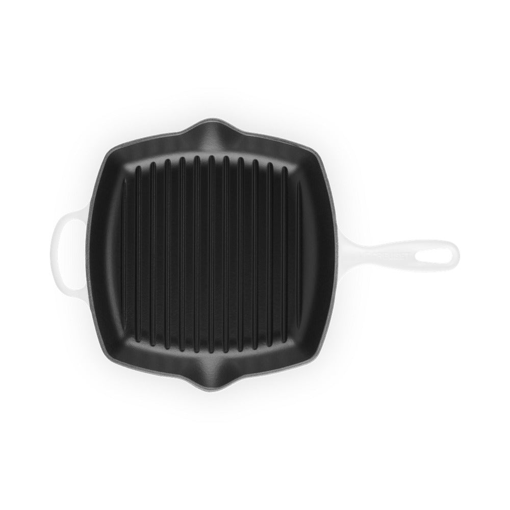 26 cm - Le Creuset Evolution Skillet Bistecchiera Quadrata In Ghisa Vetrificata