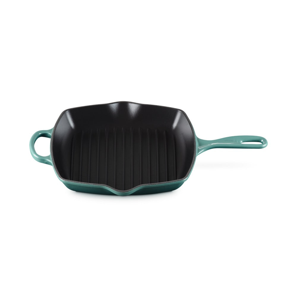 26 cm - Le Creuset Evolution Skillet Bistecchiera Quadrata In Ghisa Vetrificata