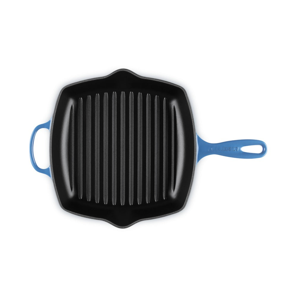 26 cm - Le Creuset Evolution Skillet Bistecchiera Quadrata In Ghisa Vetrificata