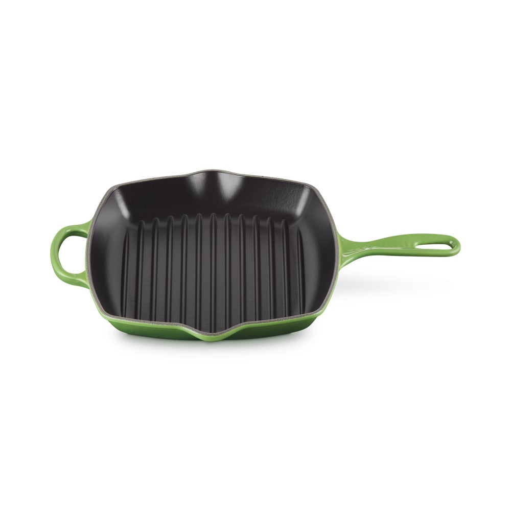 26 cm - Le Creuset Evolution Skillet Bistecchiera Quadrata In Ghisa Vetrificata