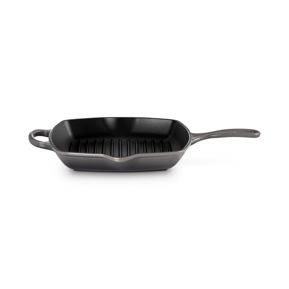 26 cm - Le Creuset Evolution Skillet Bistecchiera Quadrata In Ghisa Vetrificata