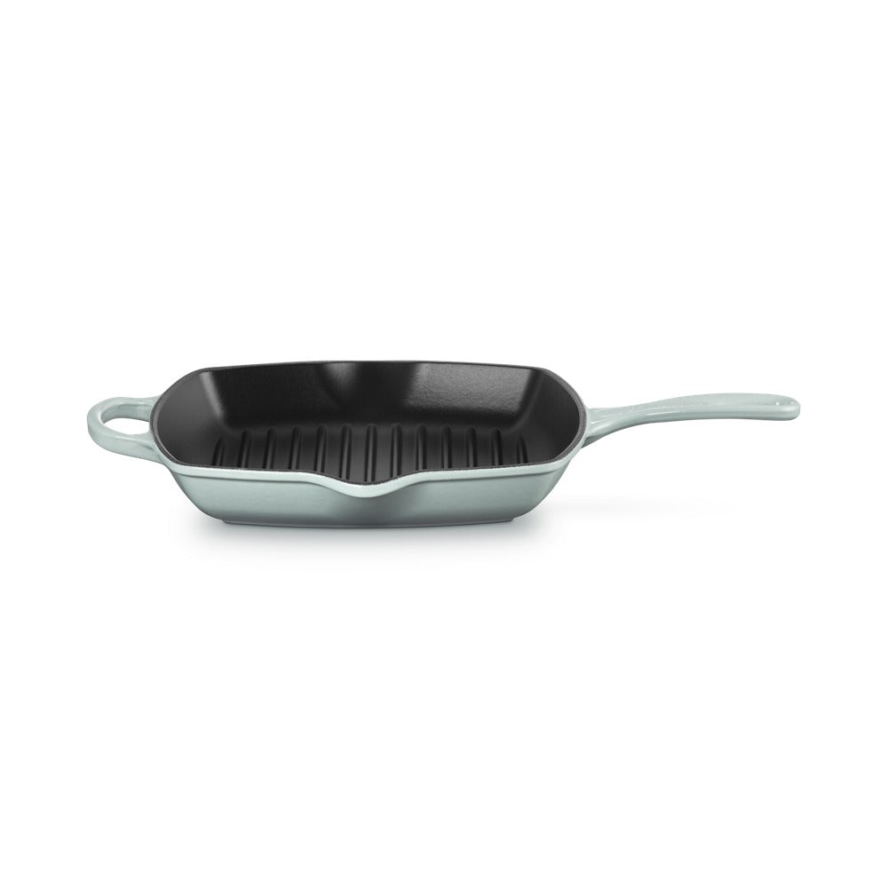 26 cm - Le Creuset Evolution Skillet Bistecchiera Quadrata In Ghisa Vetrificata