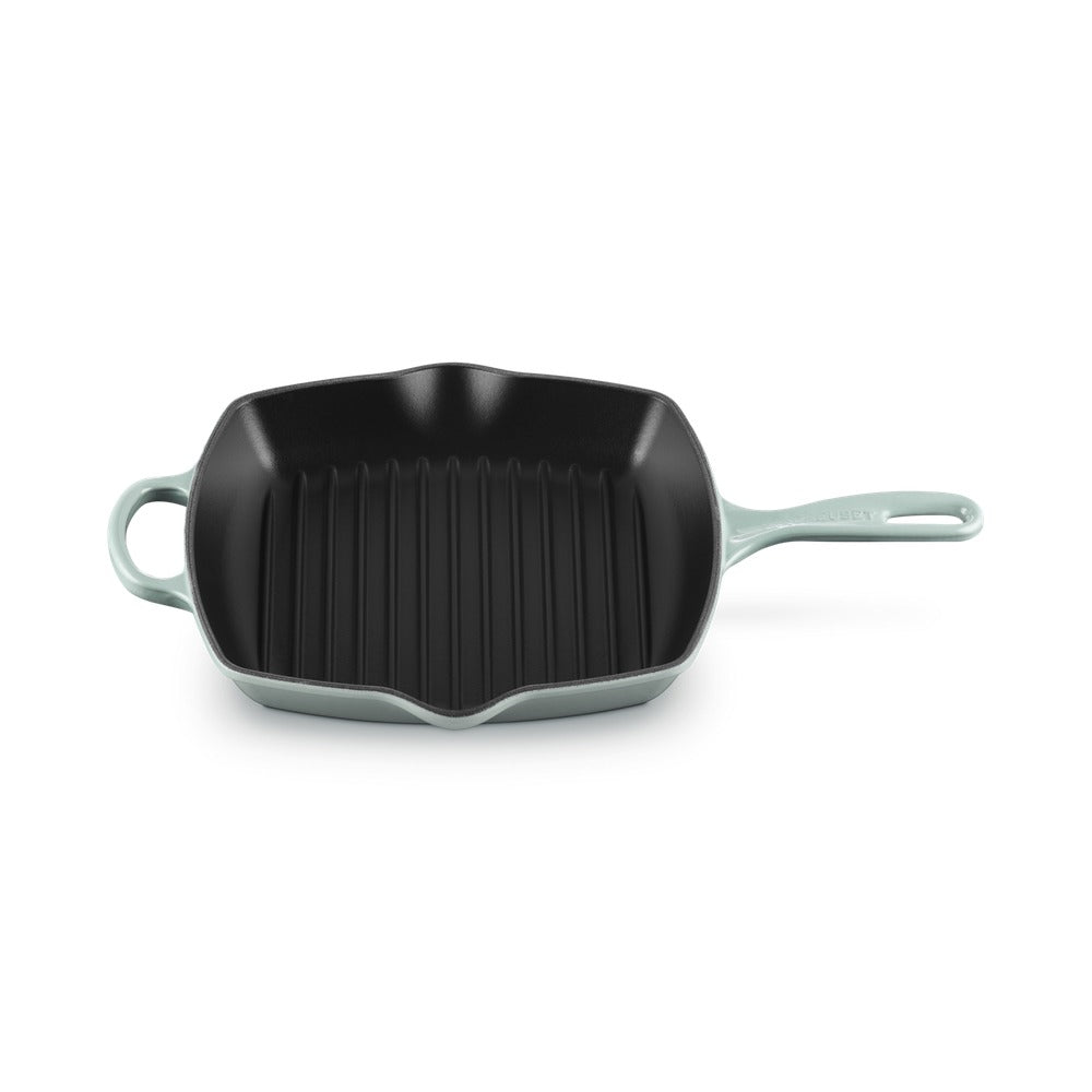 26 cm - Le Creuset Evolution Skillet Bistecchiera Quadrata In Ghisa Vetrificata
