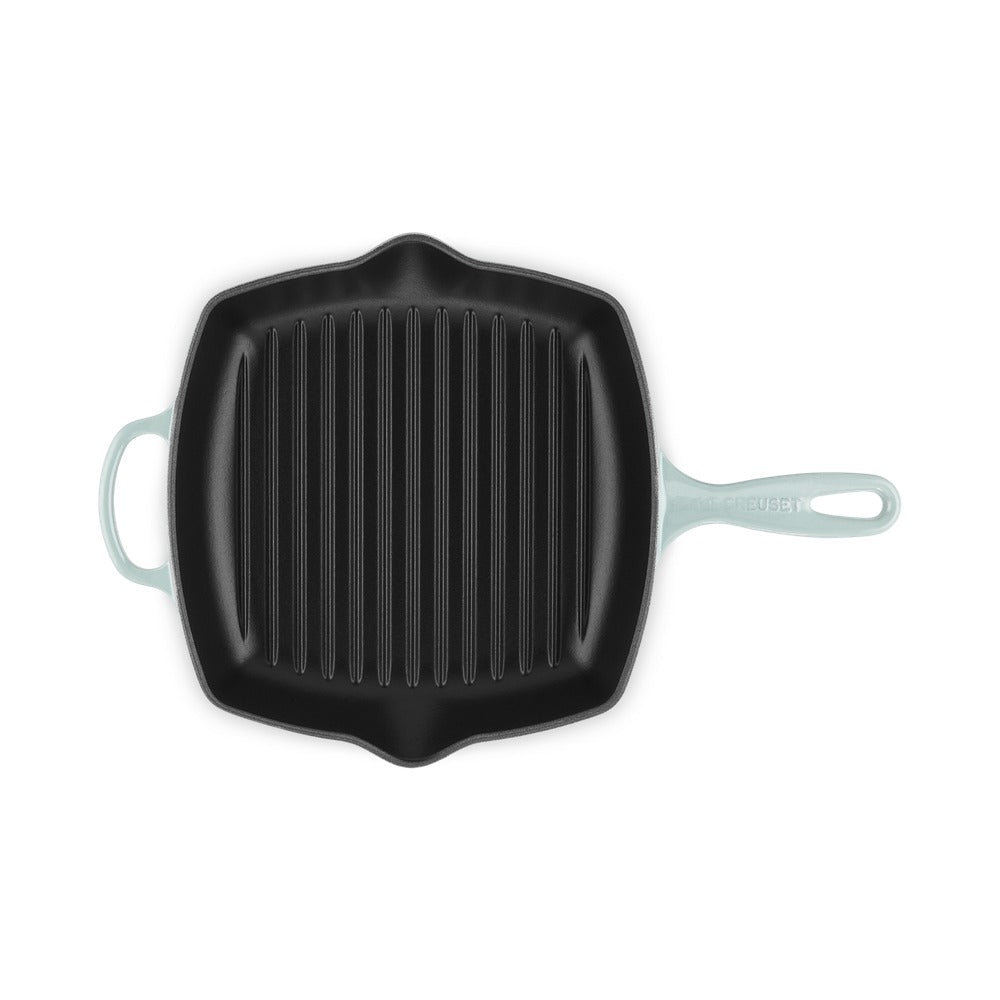 26 cm - Le Creuset Evolution Skillet Bistecchiera Quadrata In Ghisa Vetrificata