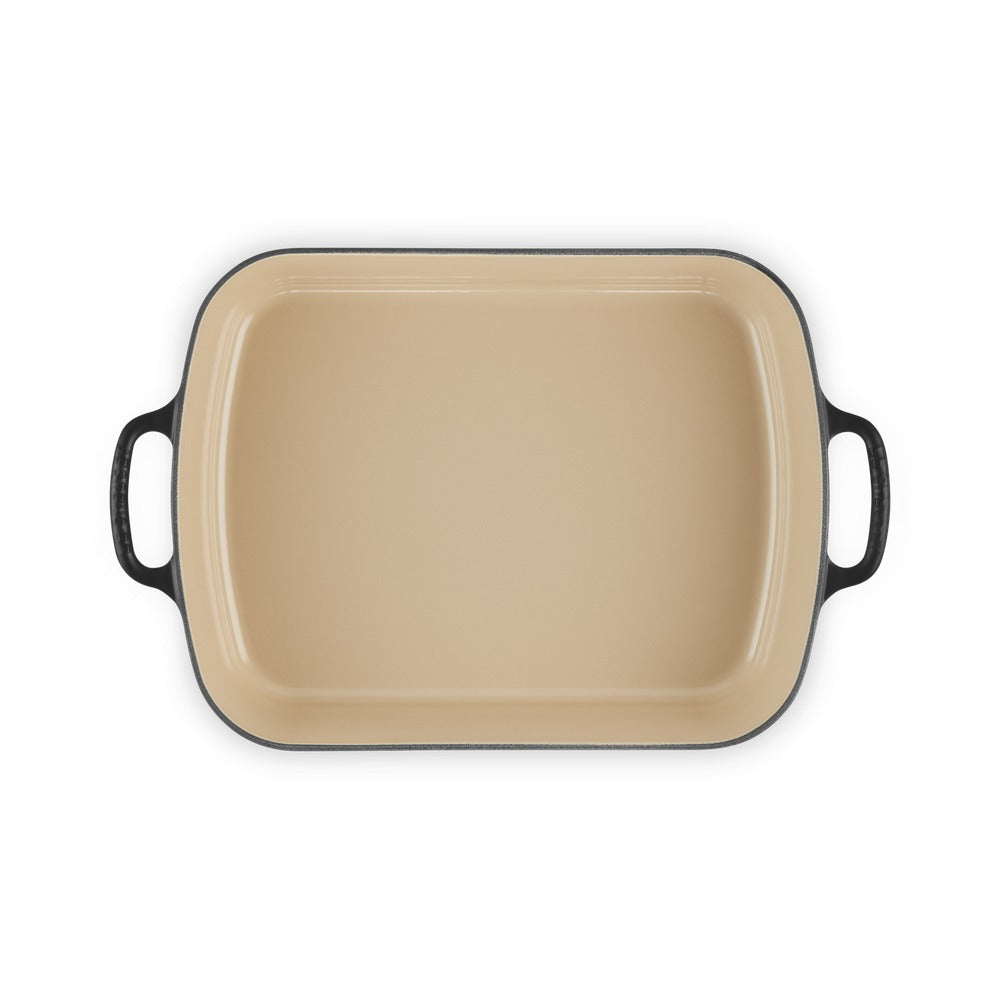 33x25 cm - Le Creuset Evolution Pirofila Rettangolare In Ghisa Vetrificata