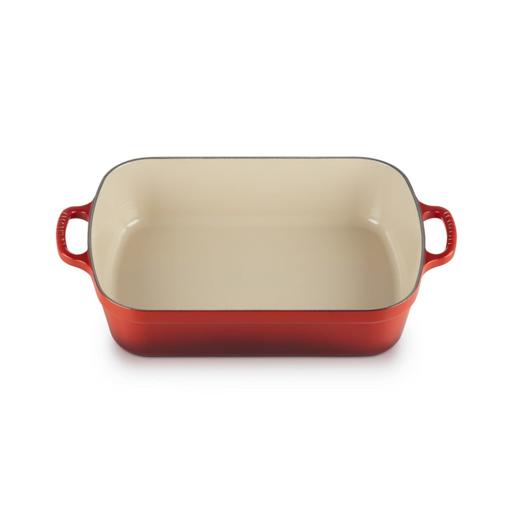 33x25 cm - Le Creuset Evolution Pirofila Rettangolare In Ghisa Vetrificata
