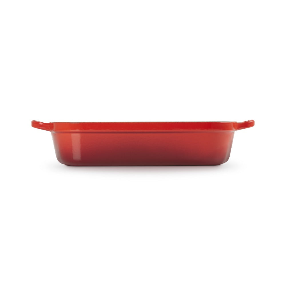 33x25 cm - Le Creuset Evolution Pirofila Rettangolare In Ghisa Vetrificata