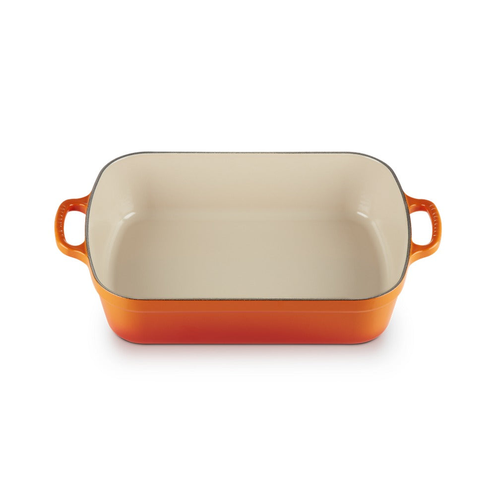 33x25 cm - Le Creuset Evolution Pirofila Rettangolare In Ghisa Vetrificata