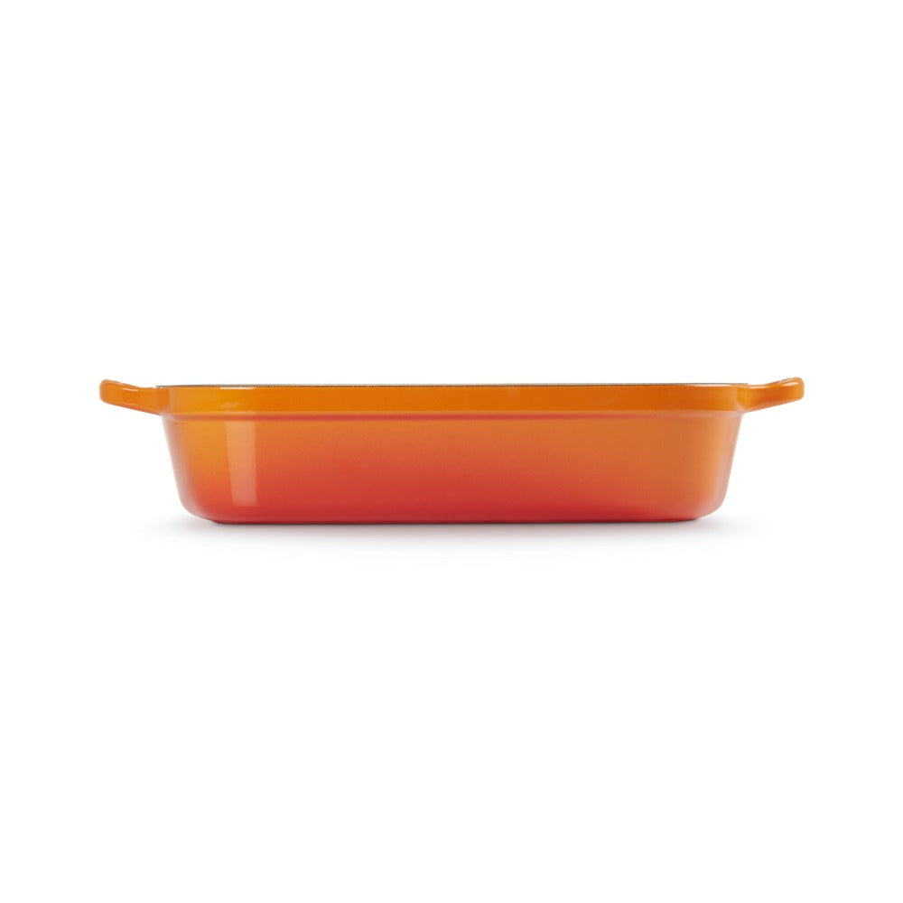 33x25 cm - Le Creuset Evolution Pirofila Rettangolare In Ghisa Vetrificata