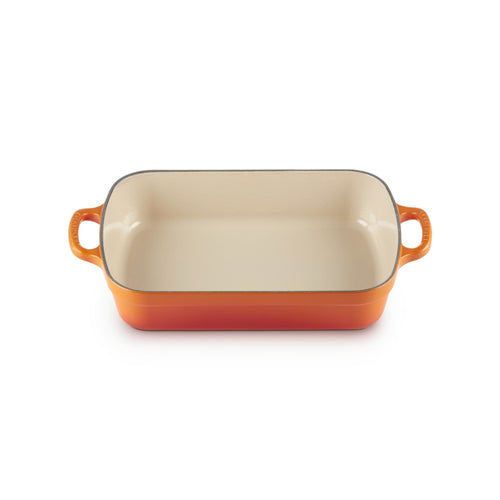 37x29 cm - Le Creuset Evolution Pirofila Rettangolare In Ghisa Vetrificata