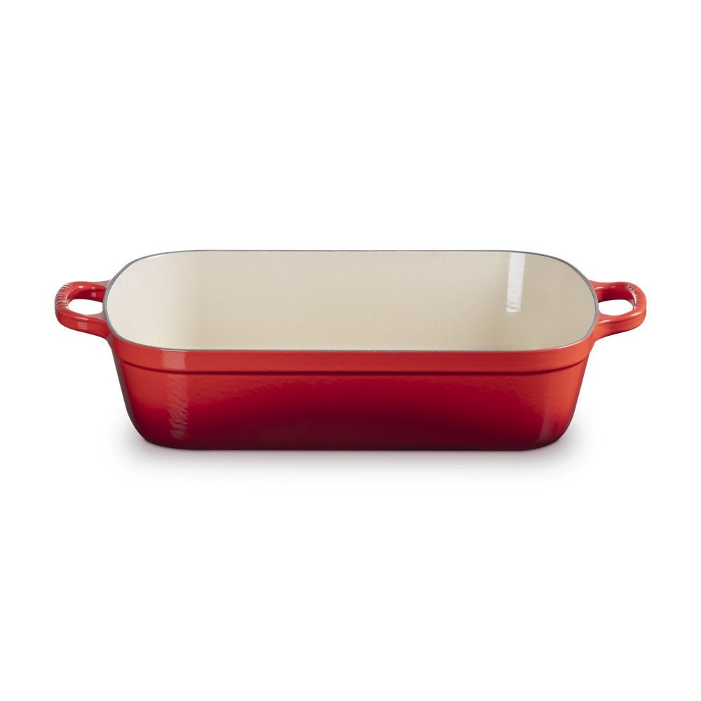 37x29 cm - Le Creuset Evolution Pirofila Rettangolare In Ghisa Vetrificata
