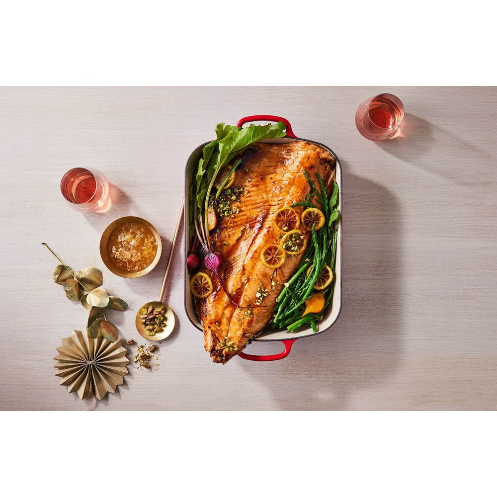 37x29 cm - Le Creuset Evolution Pirofila Rettangolare In Ghisa Vetrificata