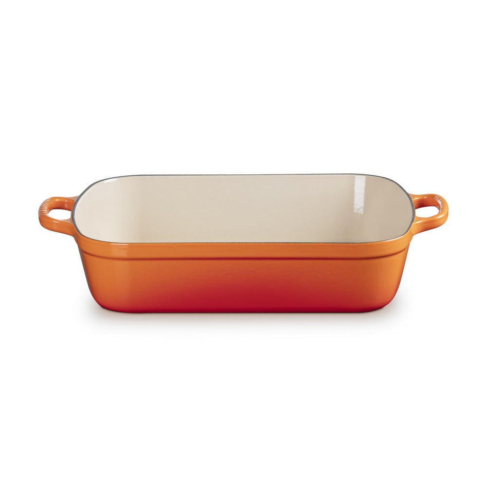 37x29 cm - Le Creuset Evolution Pirofila Rettangolare In Ghisa Vetrificata