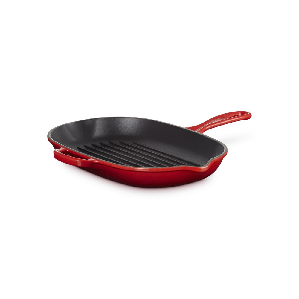 32 cm - Le Creuset Evolution Skillet Bistecchiera Ovale In Ghisa Vetrificata